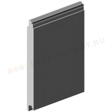 Панель воротная Alutech RL0.16-450 (цв. RAL7016) (м/п)