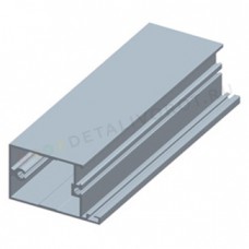 Профиль воротный Alutech PRD20 (цв. RAL5010) (м/п)