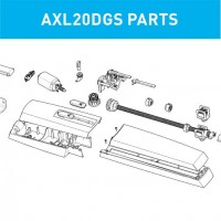 Запасные части для приводов распашных ворот CAME AXL20DGS - 801MP-0020