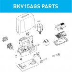 Запасные части для приводов откатных ворот CAME BKV15AGS - 801MS-0300