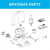 Запасные части для приводов откатных ворот CAME BKV20AGS - 801MS-0310