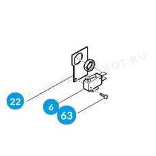 Микровыключатель дверцы разблокировки G4040 G4041 (арт119RIG175)