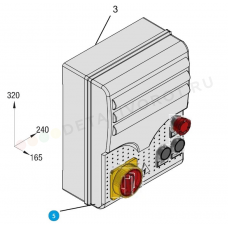 Крышка S4340 с кнопками (арт119RIR223)