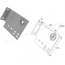 Концевой опорный кронштейн DoorHan (178мм)