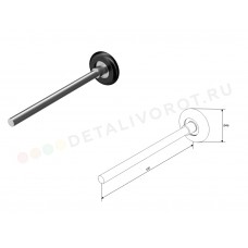 Ролик DoorHan 190 мм  black (шт)