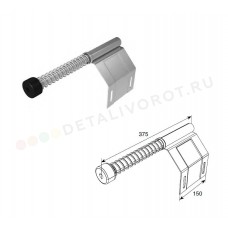 Амортизатор DoorHan пружинный модернизированный укороченный