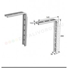 Кронштейн крепления горизонтальных направляющих универсальный DoorHan