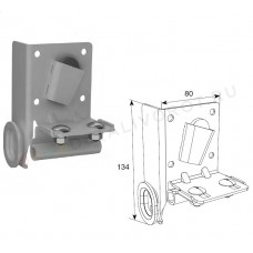 Нижний угловой кронштейн DoorHan регулируемый RAL9003 (пара)